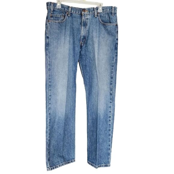 Levi's Strauss Signature Men's 36x30 Regular Fit Straight Blue Denim Jeans‎ - Picture 1 of 7
